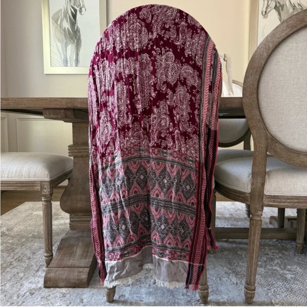 J. Jill Whimsical Paisley Preppy Scarf